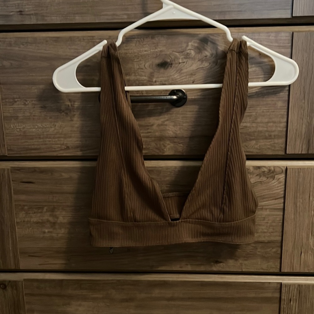 Brown bralette